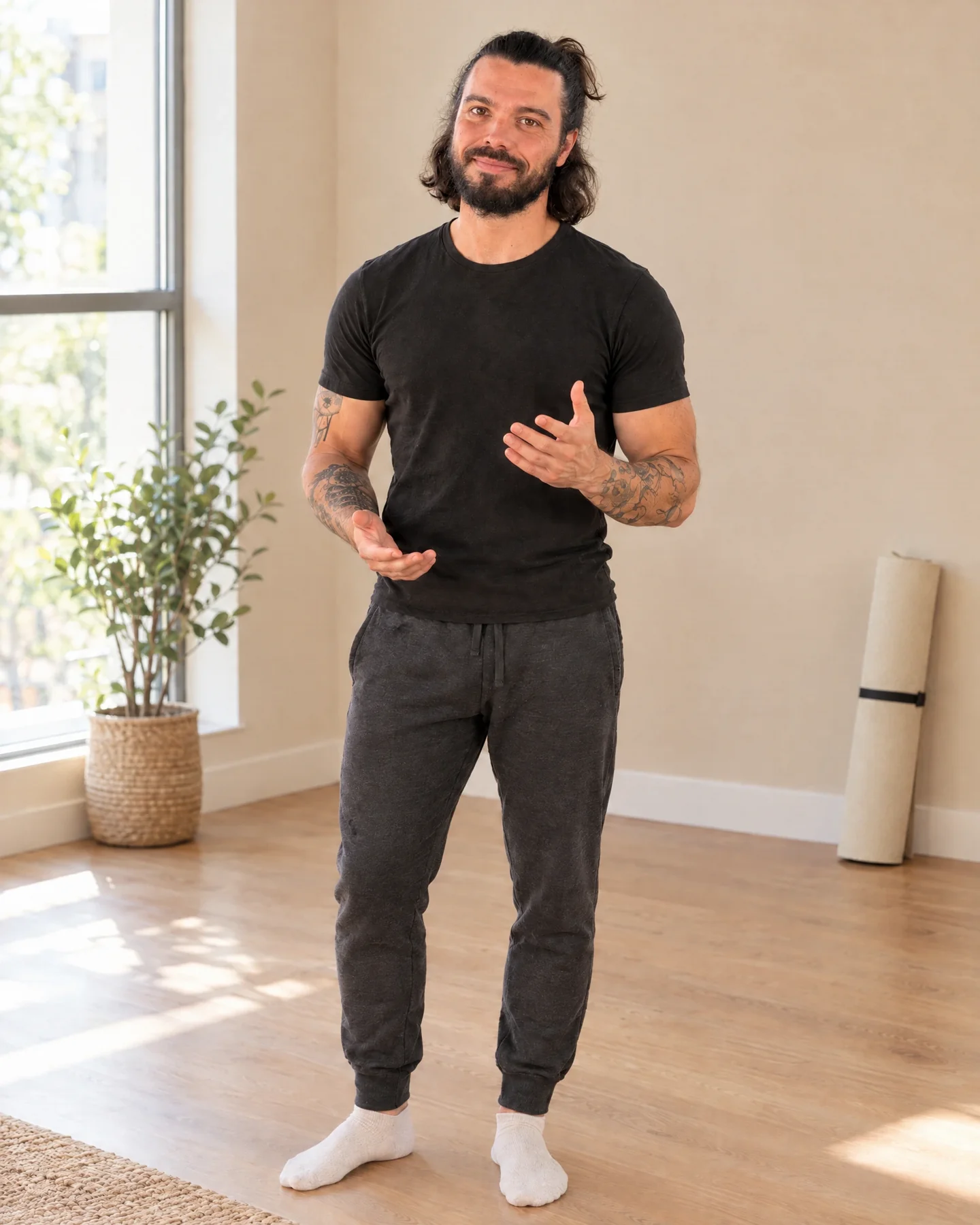 Mattia Milani in piedi